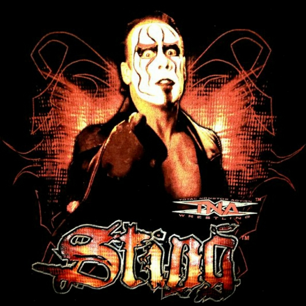 Sting tna wrestling shirt size medium unisex.
